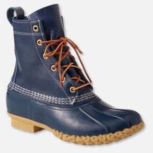L.L. Bean Navy Blue Duck Boot — Thinsulate